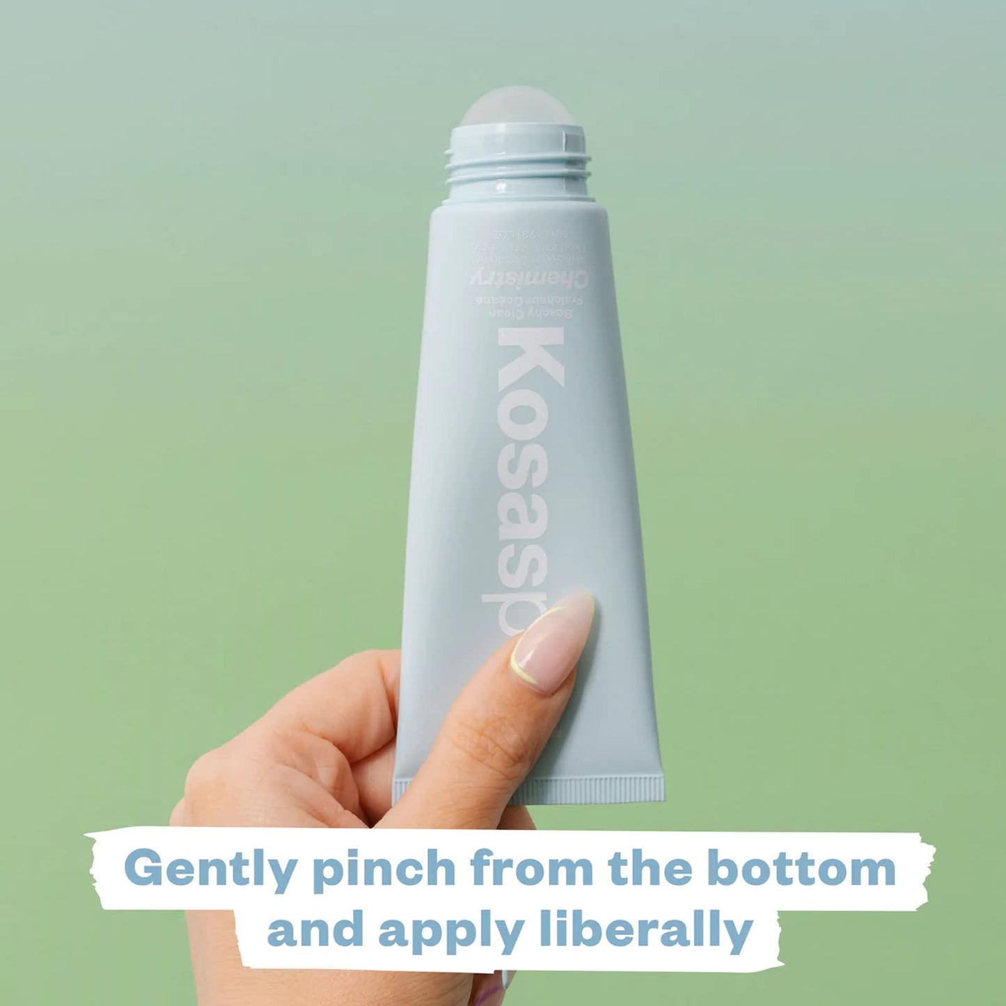Kosas Chemistry Deodorant - Aluminium and Baking Soda Free + BO-Fighting AHA Serum that Exfoliates, Softens, and Nourishes the Skin, (Beachy Clean)