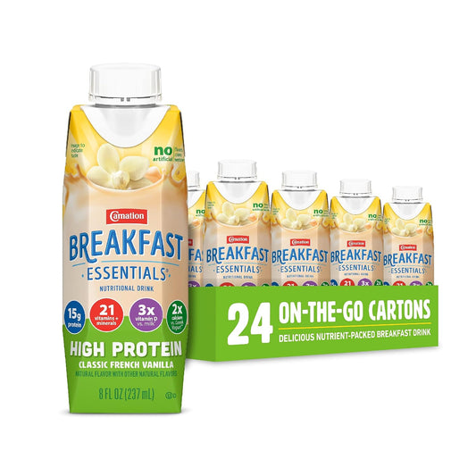 Carnation Breakfast Essentials High Protein Nutritional Drink, Vanilla